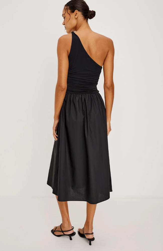 CHAYANA DRESS in BLACK-RAILS-FLOW BY NICOLE CANADA