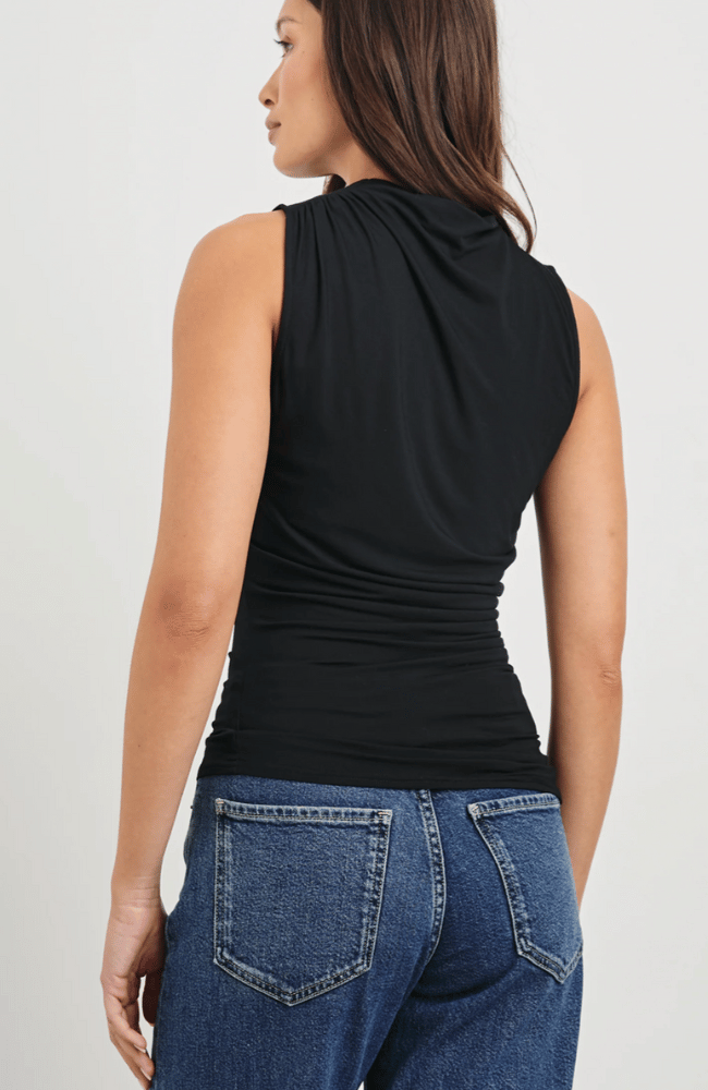 CHRISTEN TOP in BLACK-RAILS-FLOW BY NICOLE CANADA