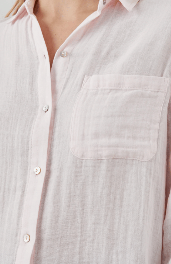 ELLIS SHIRT in PETAL PINK-RAILS-FLOW BY NICOLE CANADA