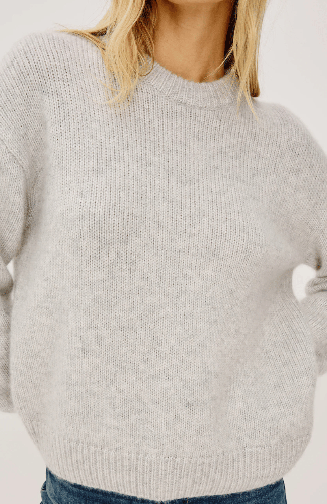 HELLY SWEATER in HEATHER GREY-RAILS-FLOW BY NICOLE CANADA