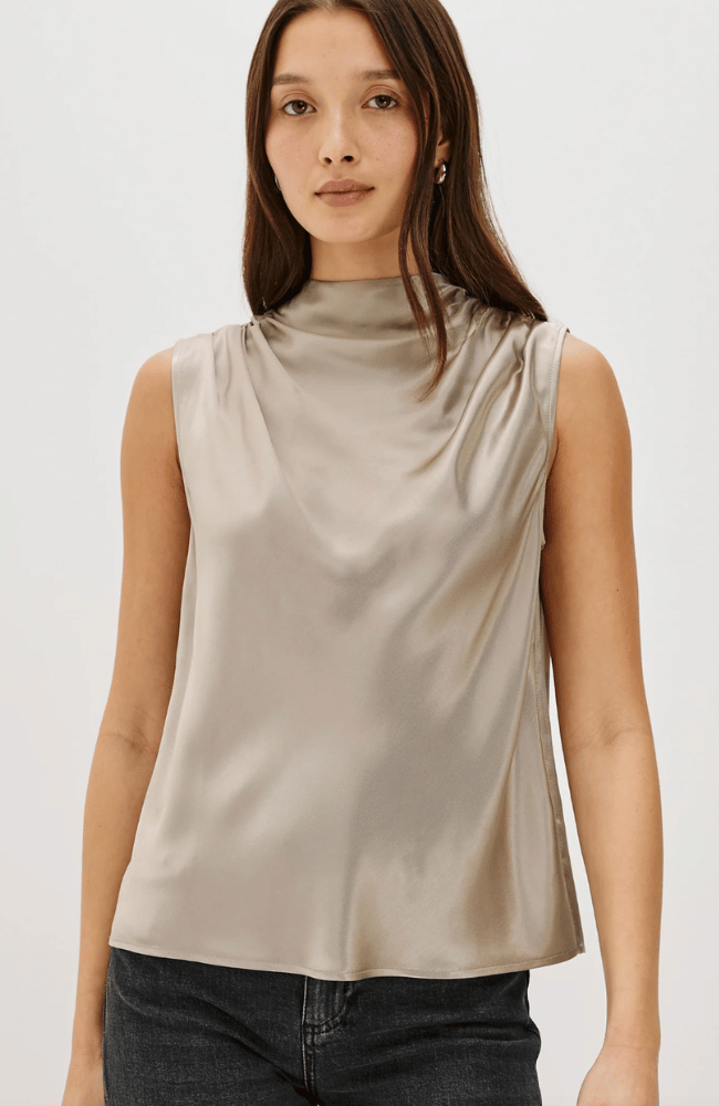 KALEEN TOP in MINK-RAILS-FLOW BY NICOLE CANADA