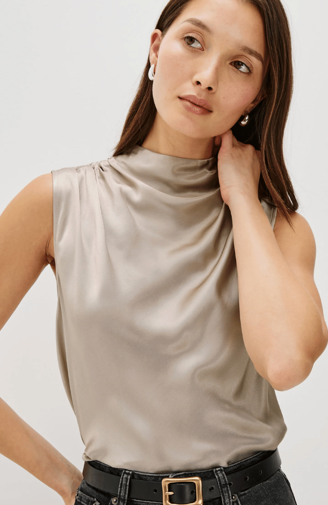 KALEEN TOP in MINK-RAILS-FLOW BY NICOLE CANADA