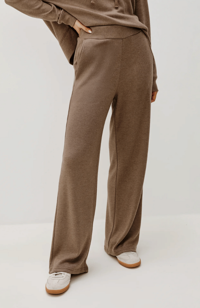NICO SWEATSHIRT in HEATHER LATTE-RAILS-FLOW BY NICOLE CANADA