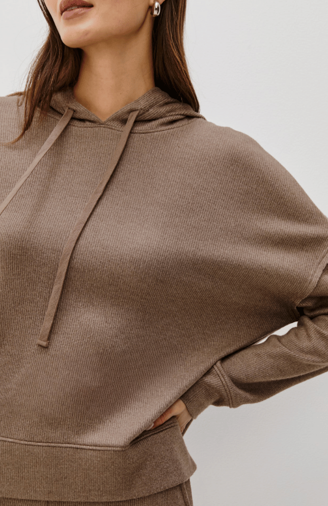 NICO SWEATSHIRT in HEATHER LATTE-RAILS-FLOW BY NICOLE CANADA