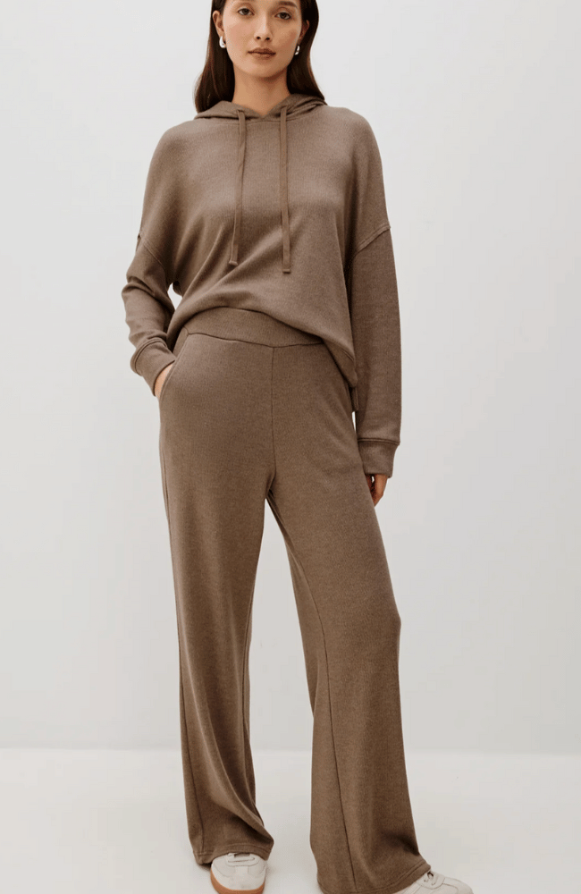 NICO SWEATSHIRT in HEATHER LATTE-RAILS-FLOW BY NICOLE CANADA