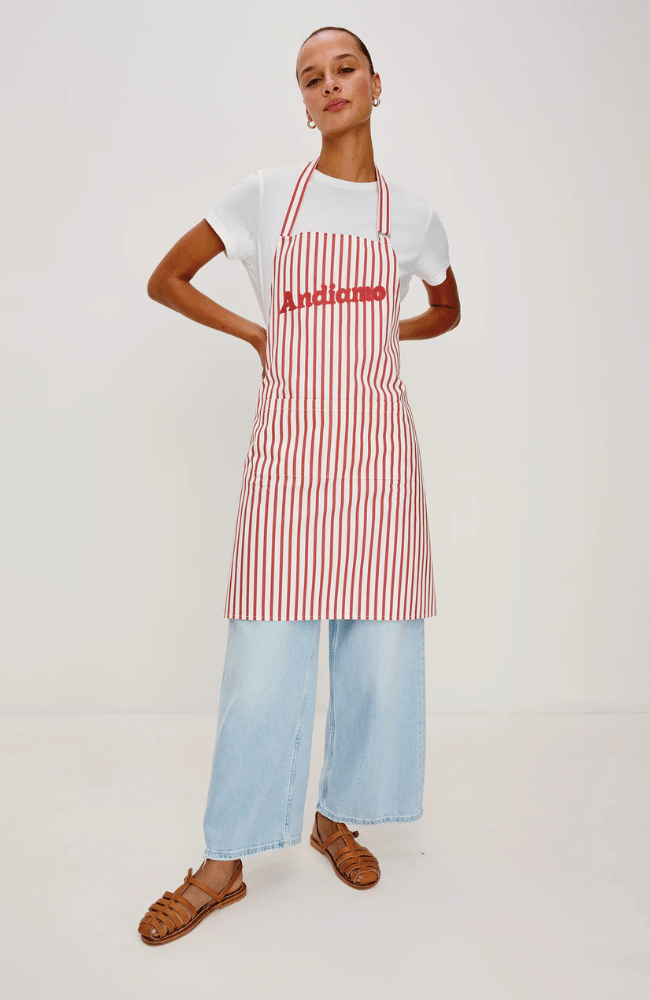 RAILS X GIADZY ANDIAMO APRON in RAVELLO STRIPE-RAILS-FLOW BY NICOLE CANADA