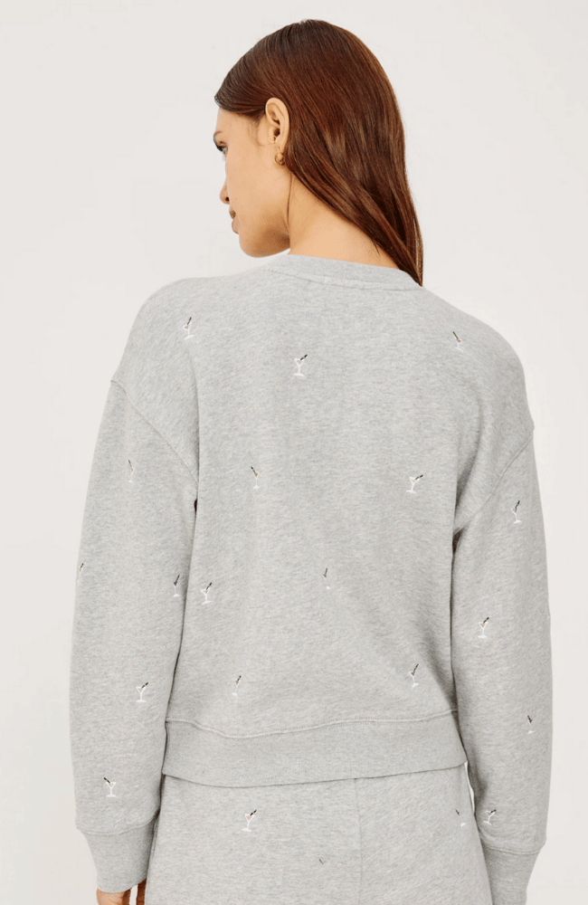 RAMONA TOP in HEATHER GREY MARTINI EMBROIDERY-RAILS-FLOW BY NICOLE CANADA
