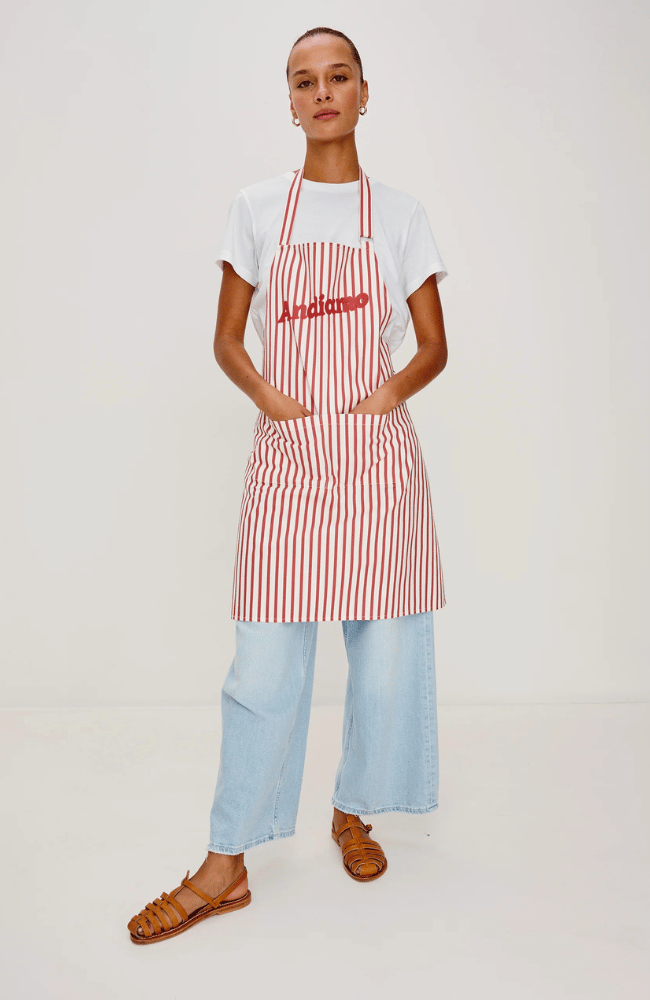 RAILS X GIADZY ANDIAMO APRON in RAVELLO STRIPE-RAILS-FLOW BY NICOLE CANADA