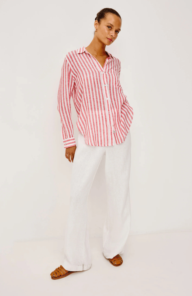 RAILS X GIADZY GIADA SHIRT in RAVELLO STRIPE-RAILS-FLOW BY NICOLE CANADA
