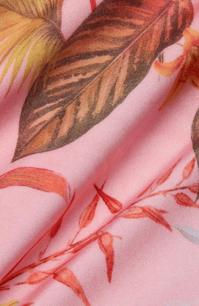REMI ONE-PIECE SWIMSUIT in PINK MULTI COLOURFUL PALM-L'AGENCE-FLOW BY NICOLE CANADA
