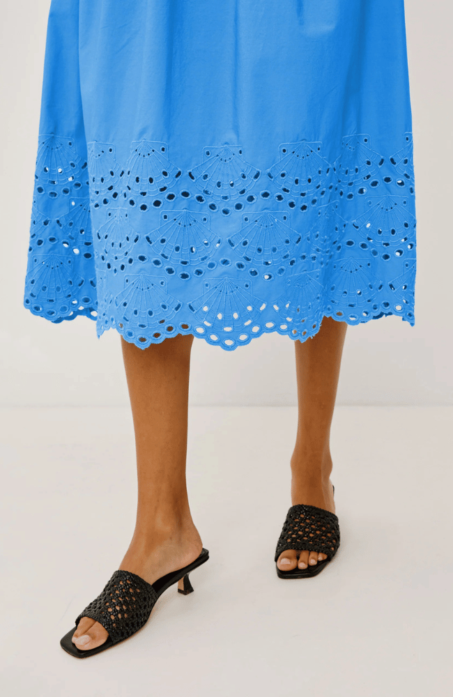 ROXANNE DRESS in HARBOUR BLUE-RAILS-FLOW BY NICOLE CANADA