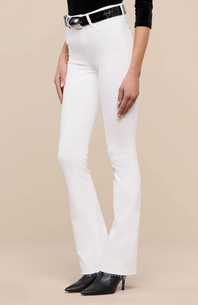RUTH STRAIGHT LEG JEAN in BLANC - C-L'AGENCE-FLOW BY NICOLE CANADA