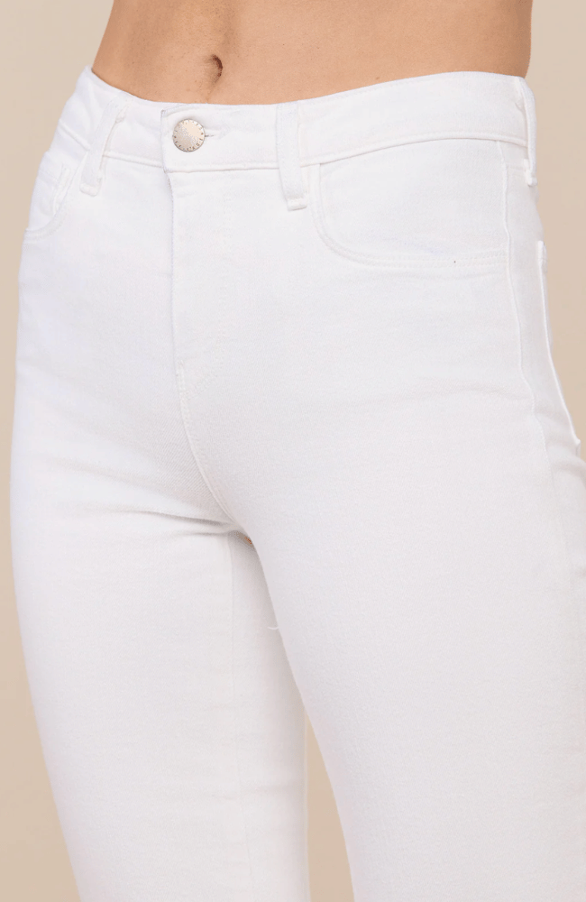 RUTH STRAIGHT LEG JEAN in BLANC - C-L'AGENCE-FLOW BY NICOLE CANADA