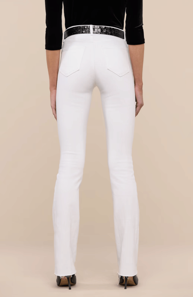 RUTH STRAIGHT LEG JEAN in BLANC - C-L'AGENCE-FLOW BY NICOLE CANADA