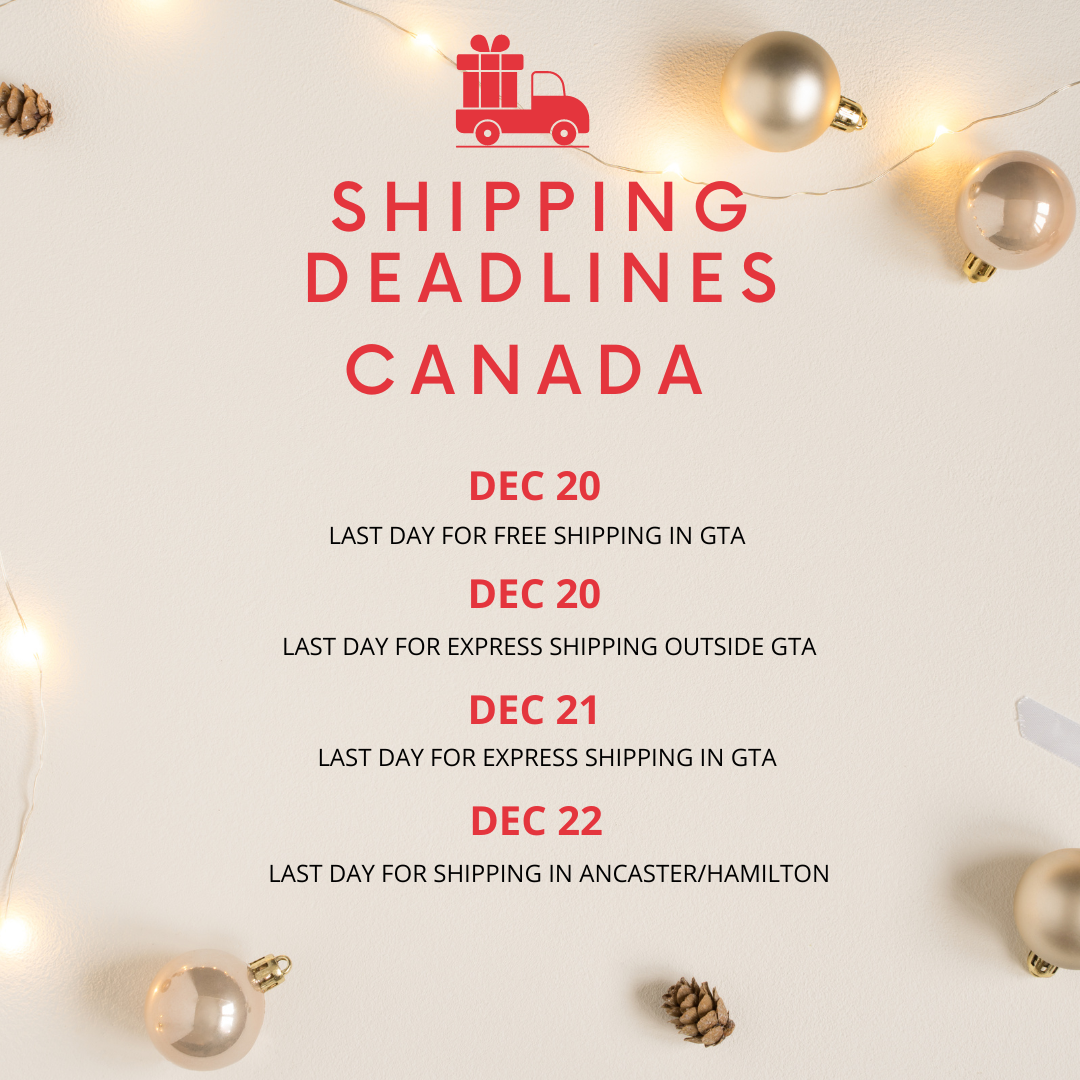 holiday shipping deadlines