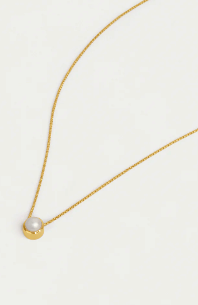 SIGNATURE MIDI PENDANT NECKLACE in PEARL-DEAN DAVIDSON-FLOW BY NICOLE CANADA