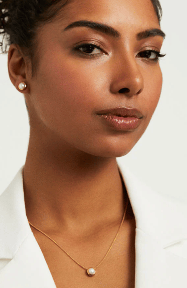 SIGNATURE MIDI PENDANT NECKLACE in PEARL-DEAN DAVIDSON-FLOW BY NICOLE CANADA