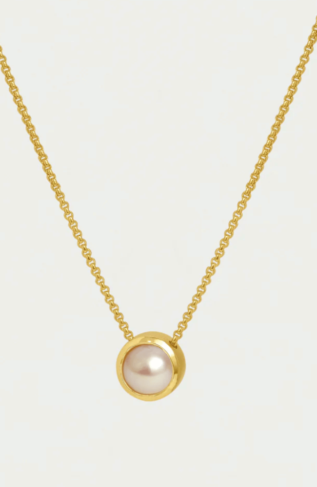 SIGNATURE MIDI PENDANT NECKLACE in PEARL-DEAN DAVIDSON-FLOW BY NICOLE CANADA