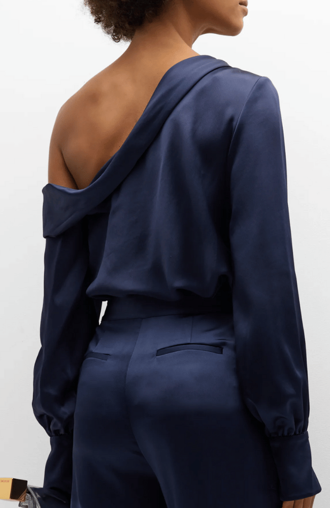 ALICE ONE SHOULDER TOP - MIDNIGHT-SIMKHAI-FLOW BY NICOLE CANADA