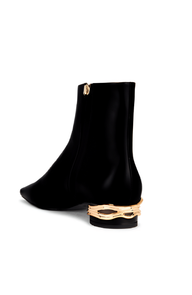 GIA LEATHER BOOT in BLACK-SIMKHAI-FLOW BY NICOLE CANADA