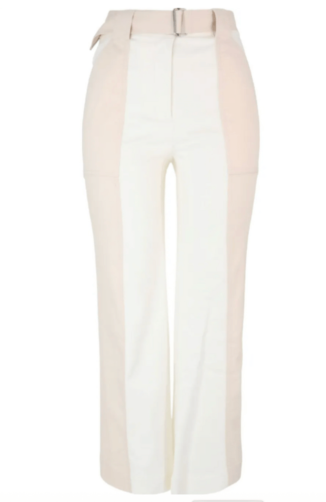 LIZA CROPPED PANT in IVORY MULTI-SIMKHAI-FLOW BY NICOLE CANADA
