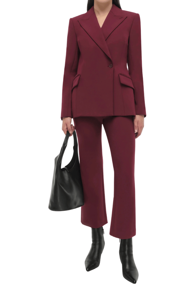 MACKENZIE PANT in OXBLOOD-SIMKHAI-FLOW BY NICOLE CANADA