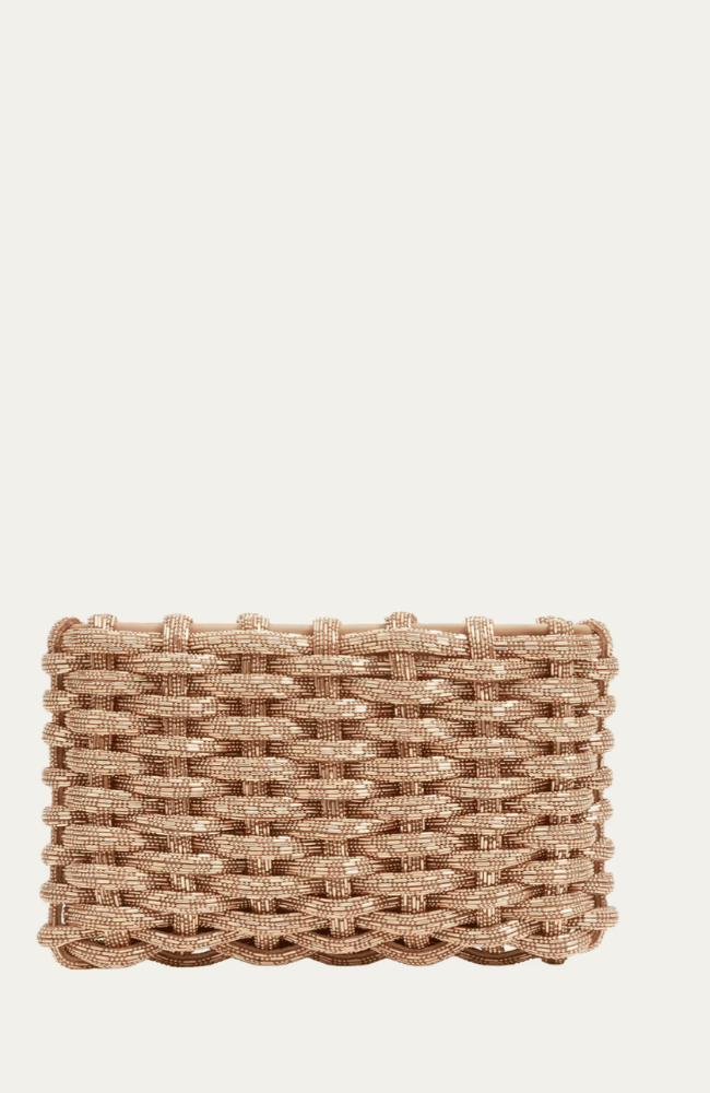MORGAN WOVEN BRASS CLUTCH-SIMKHAI-FLOW BY NICOLE CANADA