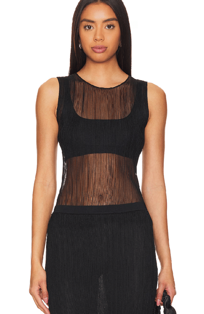 OAKLEY TANK with BRALETTE-SIMKHAI-FLOW BY NICOLE CANADA