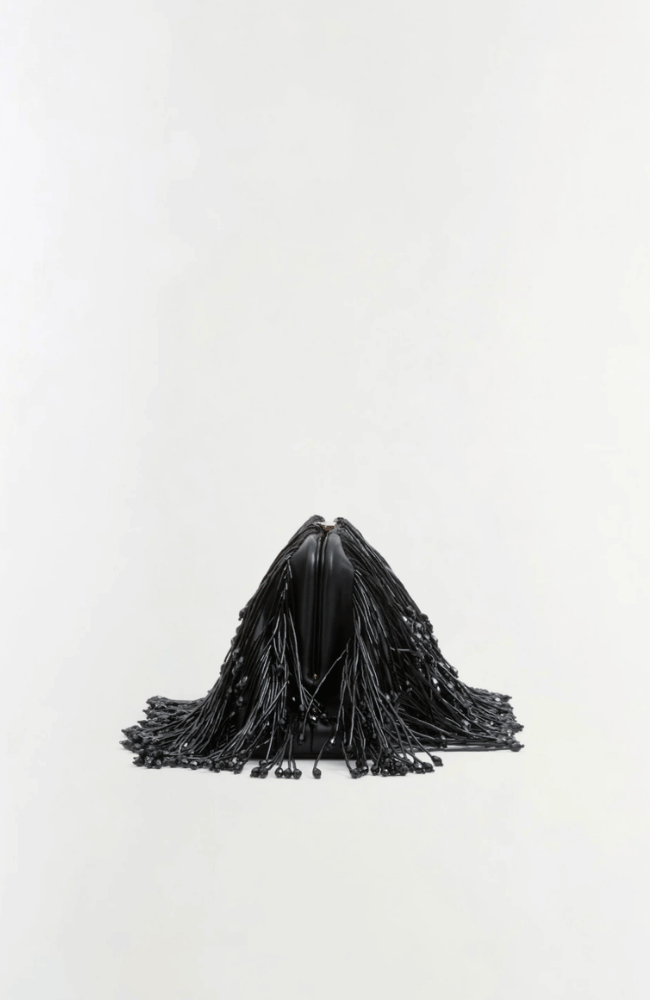 PIA BEADED FRINGE CLUTCH-SIMKHAI-FLOW BY NICOLE CANADA