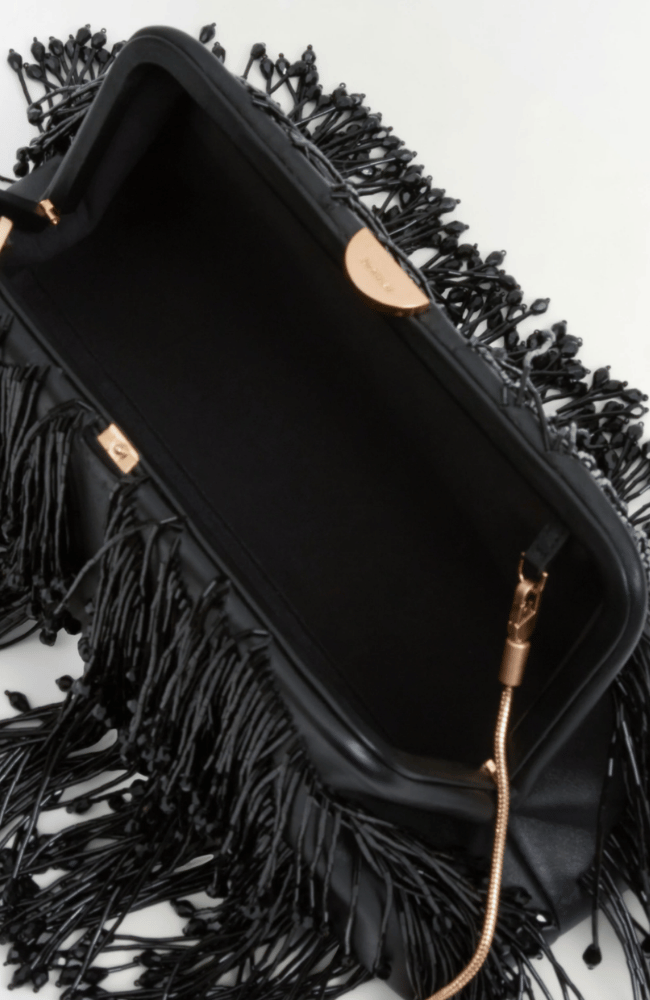 PIA BEADED FRINGE CLUTCH-SIMKHAI-FLOW BY NICOLE CANADA