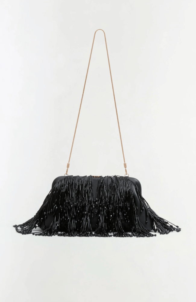 PIA BEADED FRINGE CLUTCH-SIMKHAI-FLOW BY NICOLE CANADA