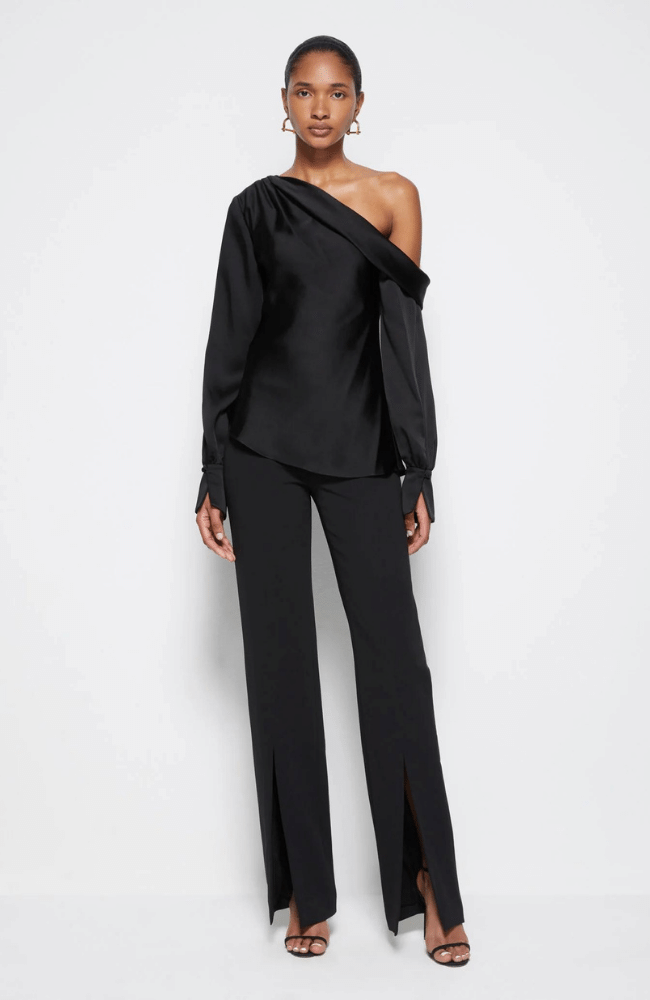 SIGNATURE ALICE TOP in BLACK-SIMKHAI-FLOW BY NICOLE CANADA