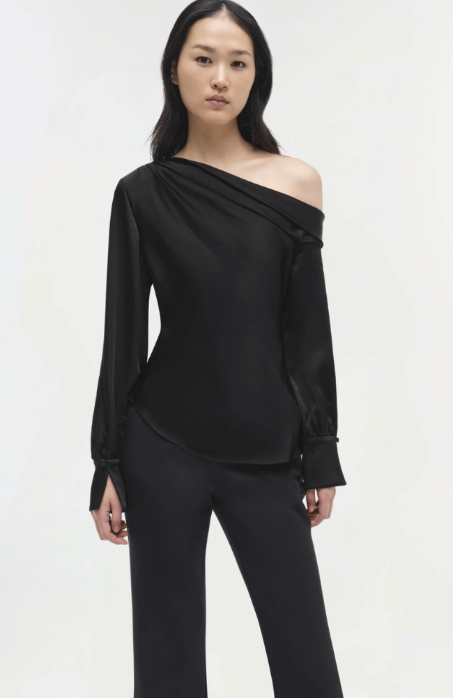 SIGNATURE ALICE TOP in BLACK-SIMKHAI-FLOW BY NICOLE CANADA