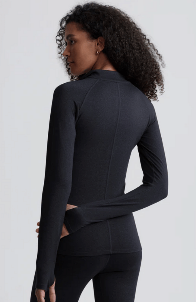 ALWAYS WARM BASE LAYER HF ZIP BLKM-Varley-FLOW BY NICOLE CANADA