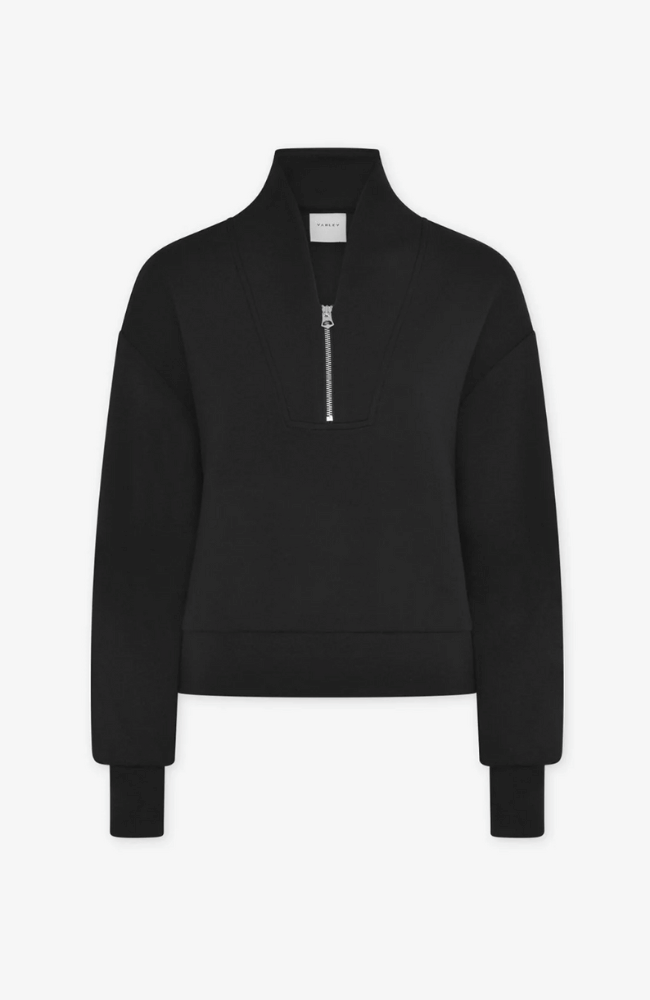 DAVIDSON SWEAT - BLACK-Varley-FLOW BY NICOLE CANADA