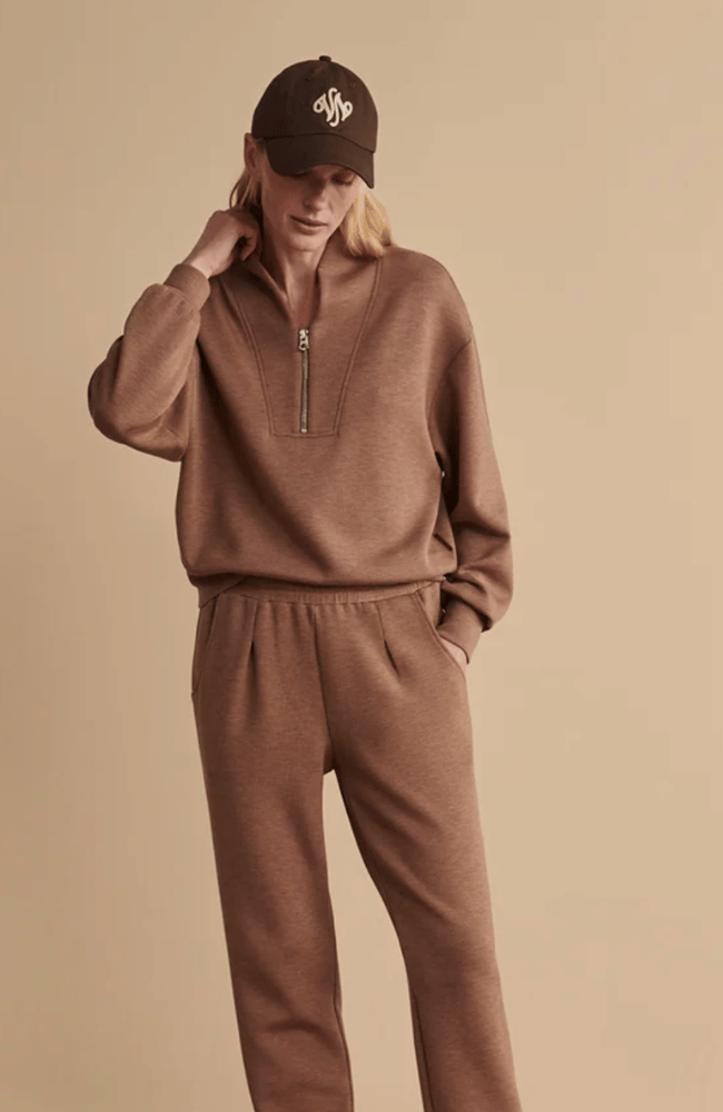 DAVIDSON SWEAT in GOLDEN BRONZE MARL