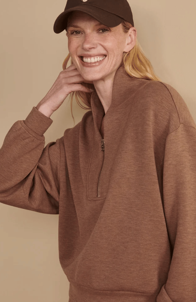 DAVIDSON SWEAT in GOLDEN BRONZE MARL