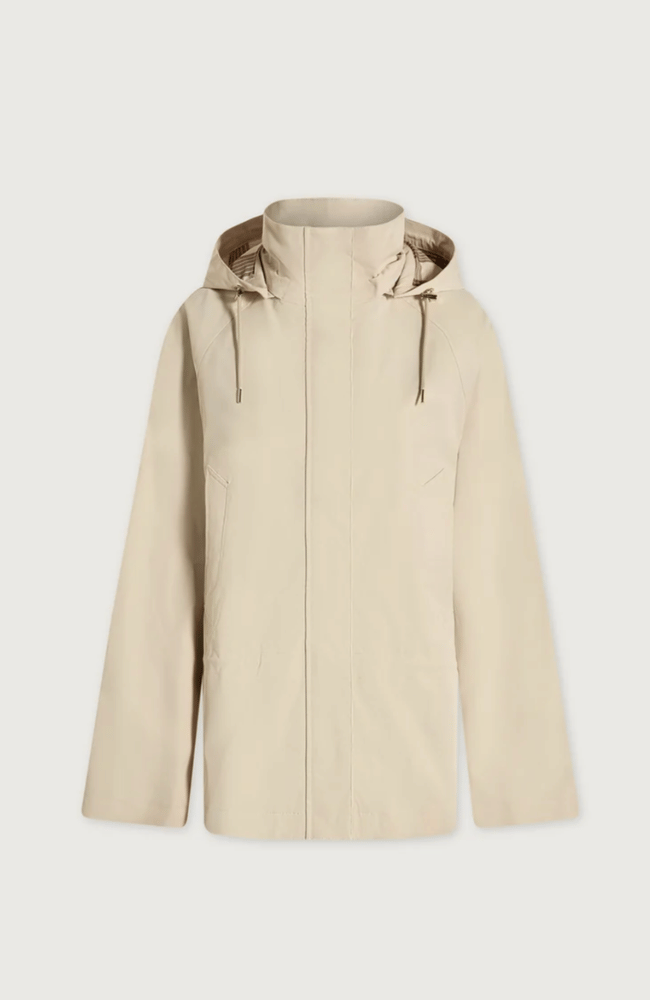 ETTA SHORT RAIN JACKET in BIRCH
