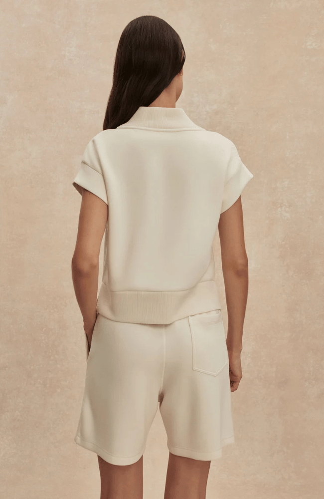 GRACEE V NECK TANK TOP in PRISTINE