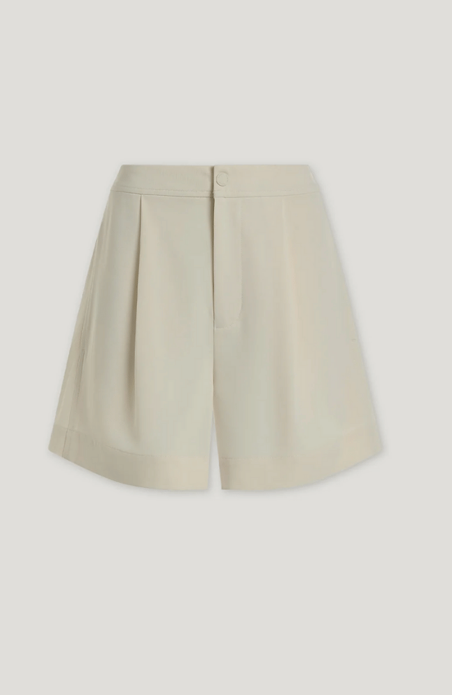 MARIYA EASY PLEAT SHORT in BIRCH-Varley-FLOW BY NICOLE CANADA