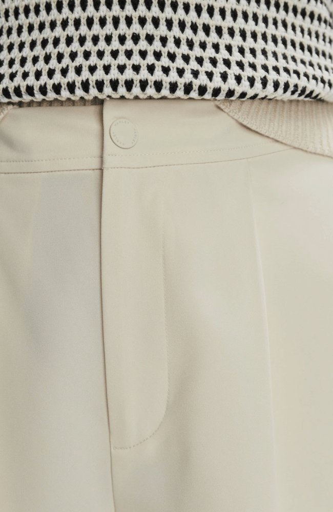 MARIYA EASY PLEAT SHORT in BIRCH-Varley-FLOW BY NICOLE CANADA