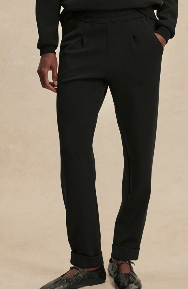 ROLLED CUFF PANT 28.5" in BLACK-Varley-FLOW BY NICOLE CANADA