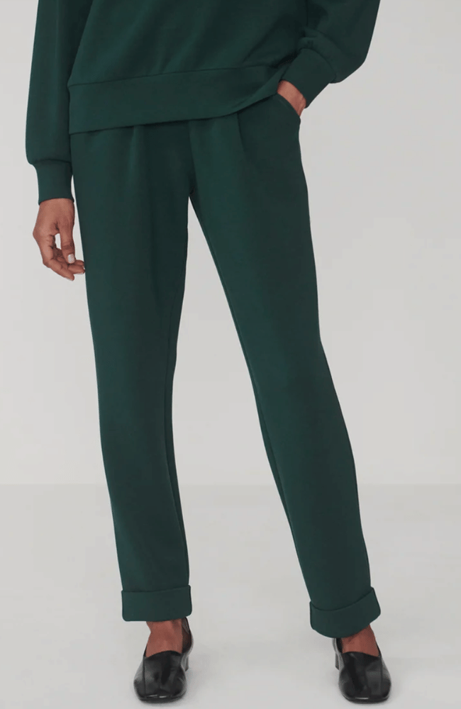 ROLLED CUFF PANT in PONDEROSA PINE-VARLEY-FLOW BY NICOLE CANADA