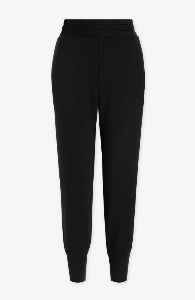 SLIM CUFF PANT 25" - BLACK-Varley-FLOW BY NICOLE CANADA