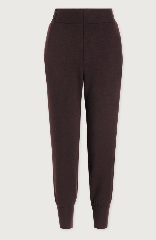 SLIM CUFF PANT 27.5 in COFFEE BEAN-Varley-FLOW BY NICOLE CANADA