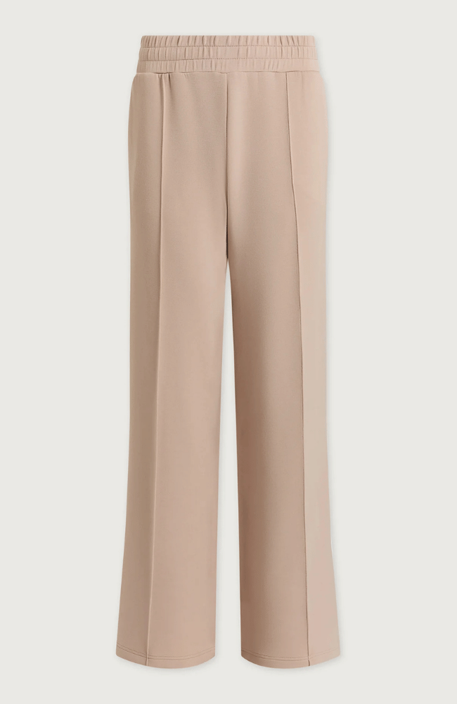 THE WIDE LEG PANT 30' in MUSHROOM-Varley-FLOW BY NICOLE CANADA