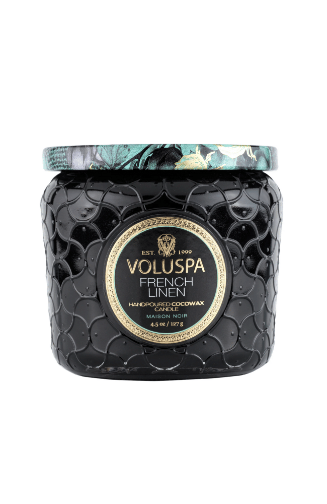 FRENCH LINEN PETITE JAR-VOLUSPA-FLOW BY NICOLE CANADA