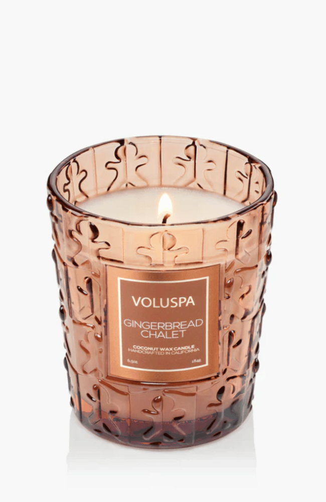 GINGERBREAD CHALET CLASSIC CANDLE-VOLUSPA-FLOW BY NICOLE CANADA