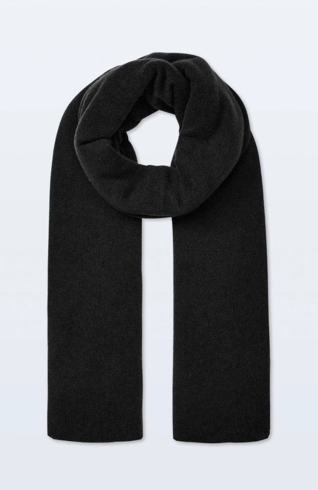 CASHMERE TRAVEL WRAP - BLACK-WHITE and WARREN-FLOW BY NICOLE CANADA