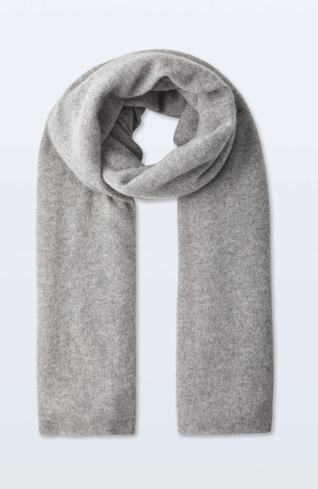 CASHMERE TRAVEL WRAP - GREY HEATHER-WHITE & WARREN-FLOW BY NICOLE CANADA